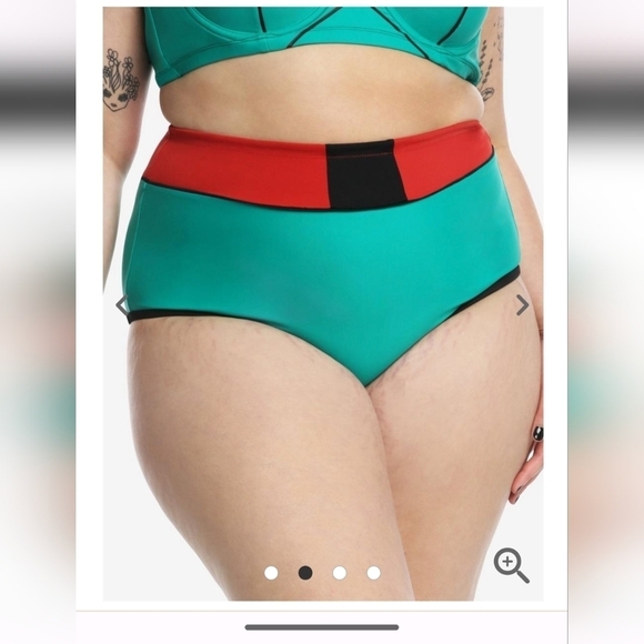 Swim bottoms, My Hero Academia Deku, High-Waisted, size L - Picture 4 of 11
